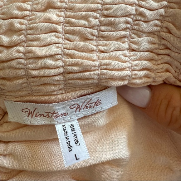 NWT Winston White Eyelet Strapless Top Size Large - Picture 9 of 9